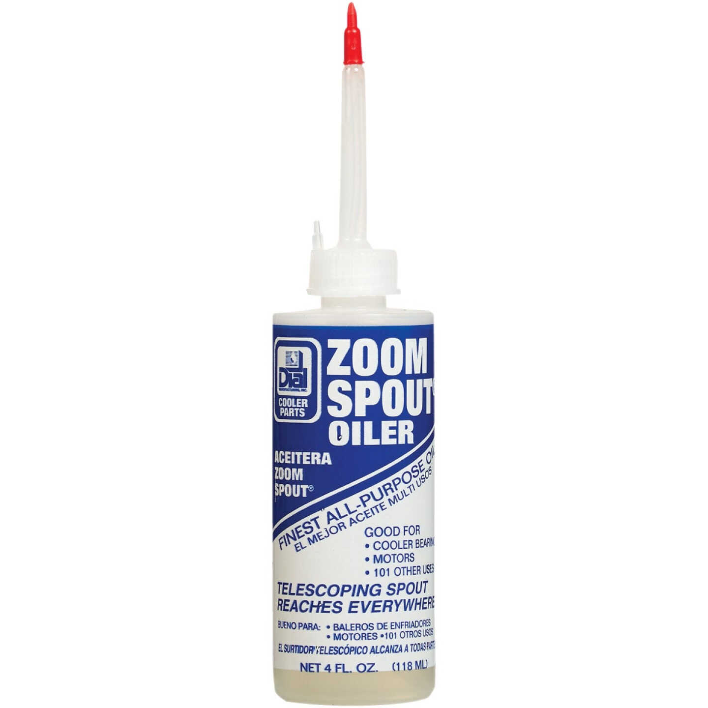 Dial Zoom Spout 4 Oz. Squeeze Bottle Multi-Purpose Lubricant Image 1
