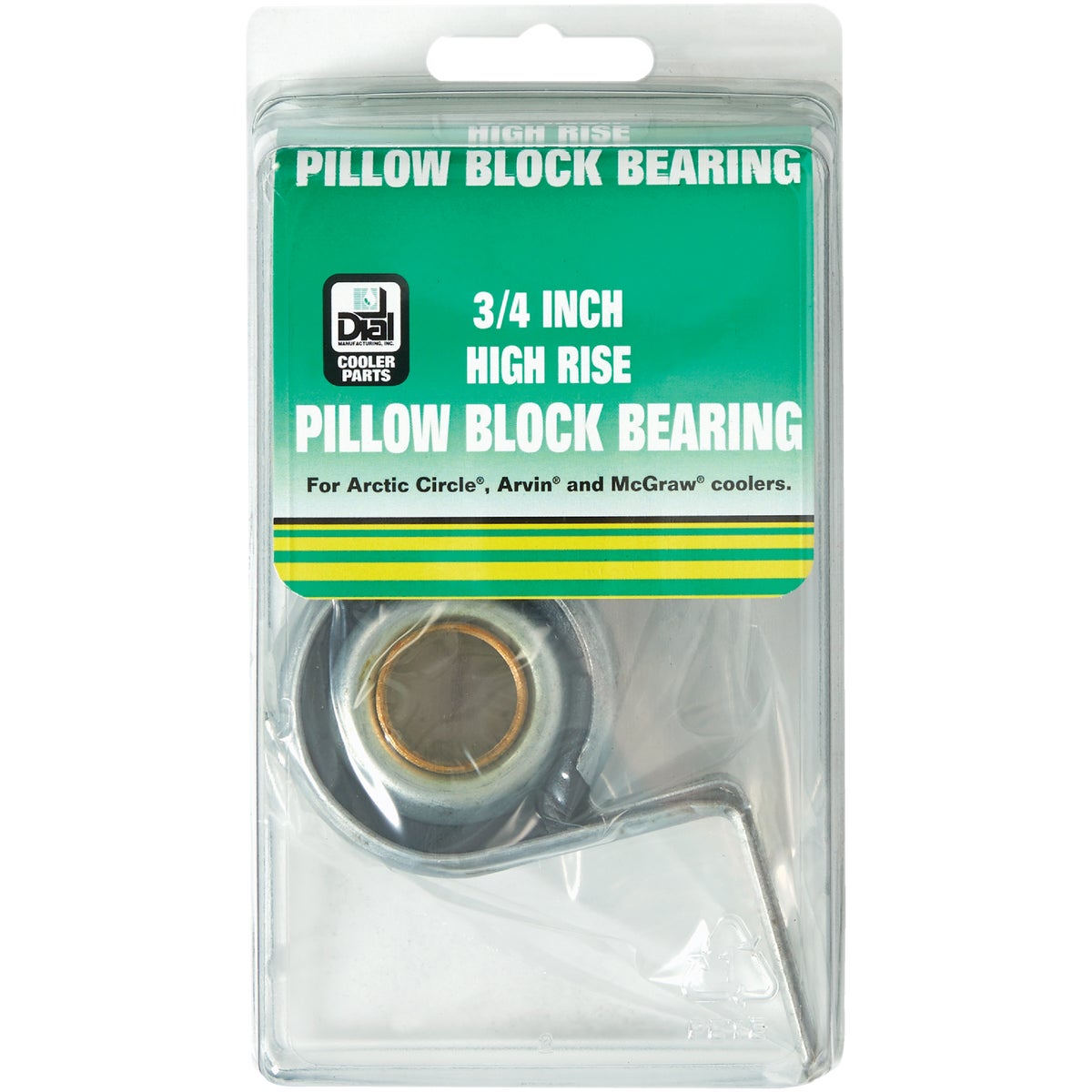 Dial 3/4 In. High Rise Pillow Block Bearing Image 2
