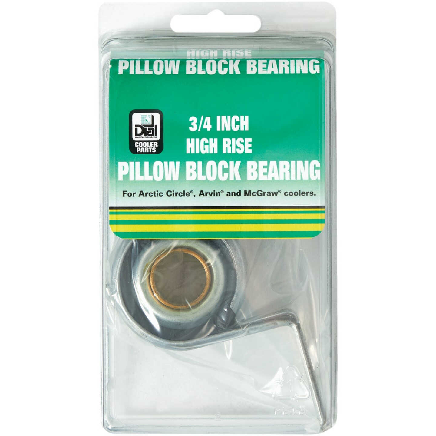 Dial 3/4 In. High Rise Pillow Block Bearing Image 2