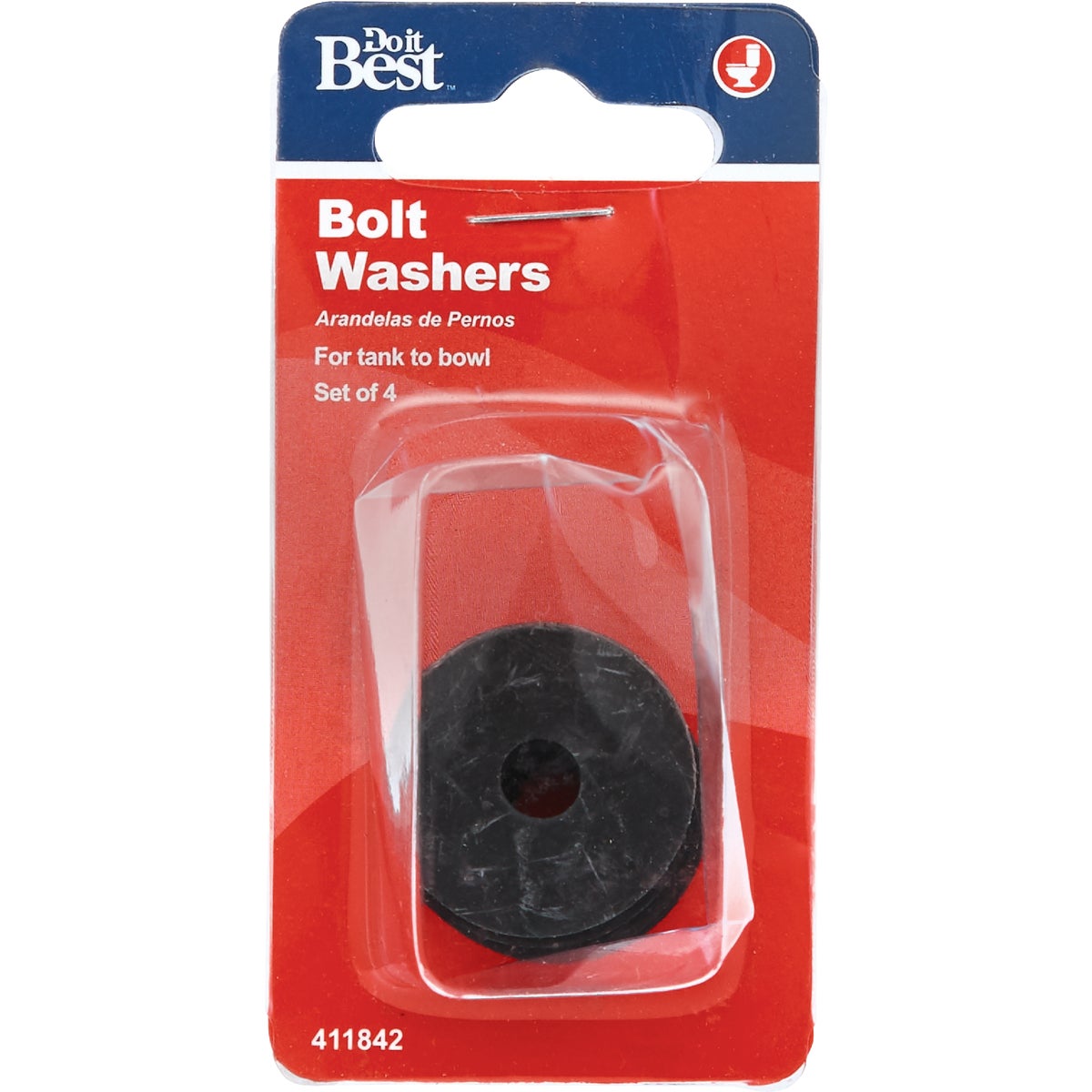 Do it Best 15/32 In. Rubber Washer (4 Ct.) Image 2