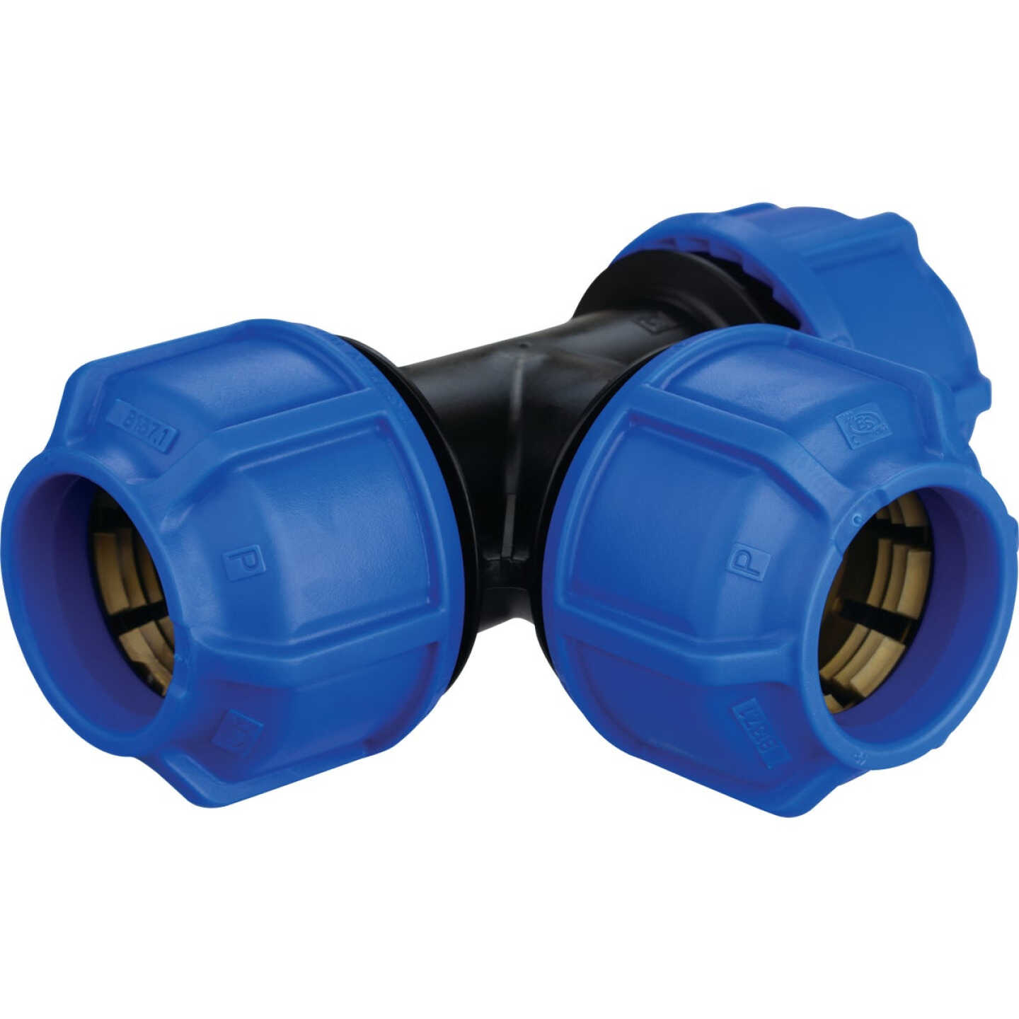 IPEX 3/4 In. Polyethylene CTS Compression Tee Image 1