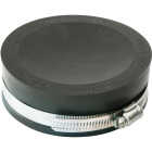 Fernco 4 In. Flexible Slip PVC Cap Image 1