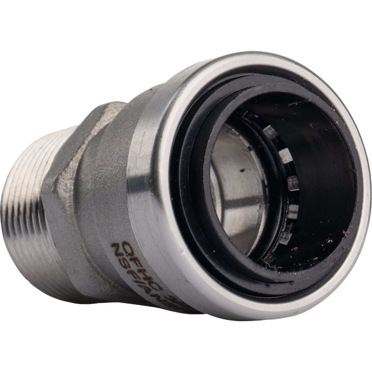 QuickFitting 3/4 In. Push-to-Connect x 3/4 In. MNPT Stainless Steel Straight Male Adapter Image 5