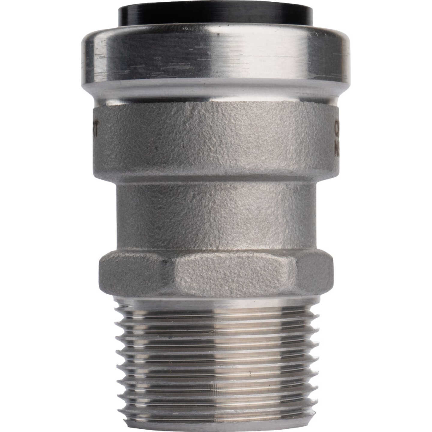 QuickFitting 3/4 In. Push-to-Connect x 3/4 In. MNPT Stainless Steel Straight Male Adapter Image 4