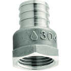 Plumbeez 3/4 In. x 1/2 In. FPT Stainless Steel PEX Adapter Image 1