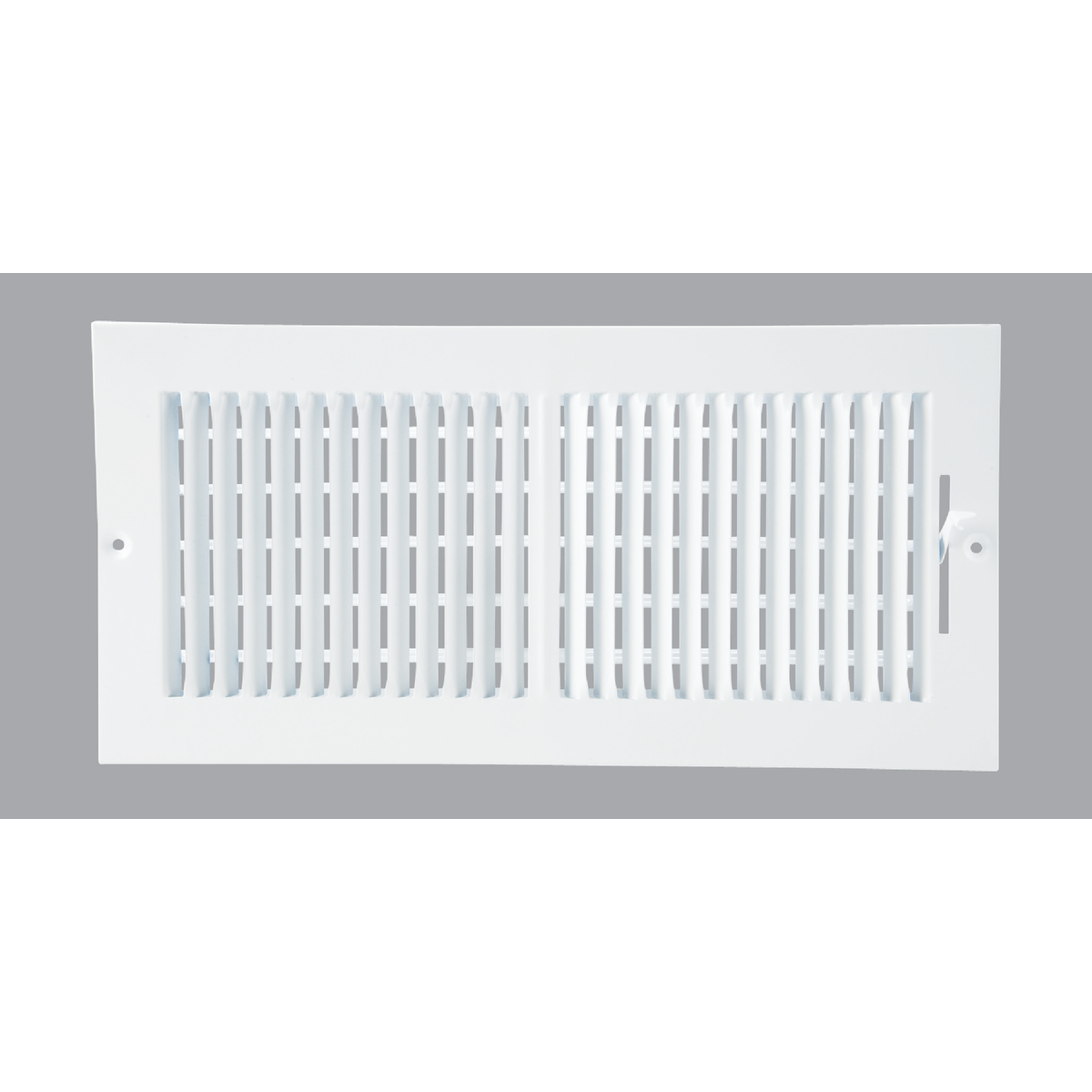 Home Impressions 6 In. x 14 In. White Steel Wall Register