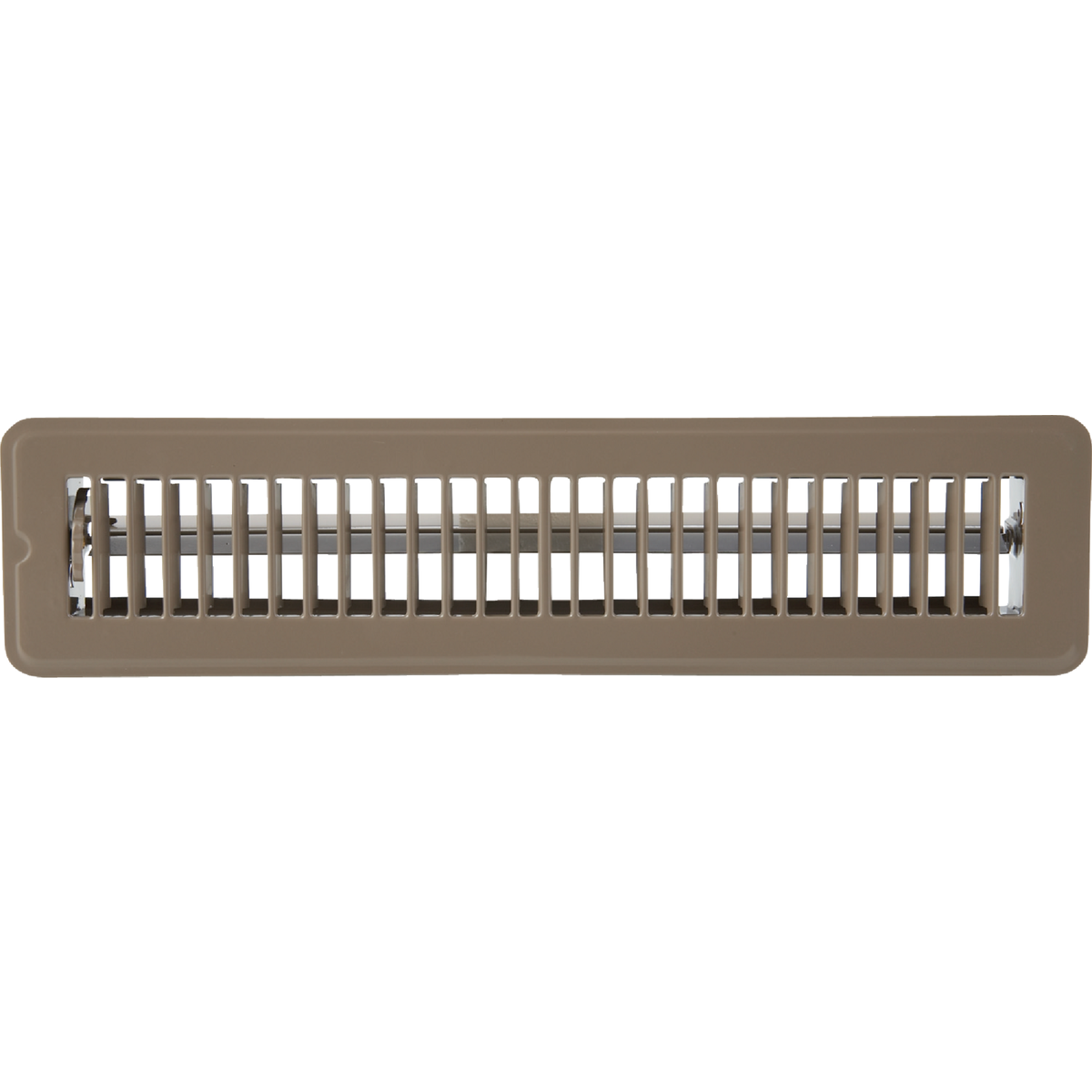 Home Impressions 2-1/4 In. x 14 In. Brown Steel Floor Register