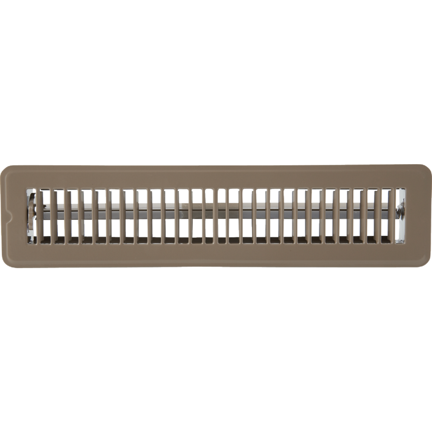 Home Impressions 2-1/4 In. x 14 In. Brown Steel Floor Register Image 1