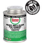 Oatey 16 Oz. Low Voc Heavy Bodied Heavy-Duty Clear PVC Cement Image 1