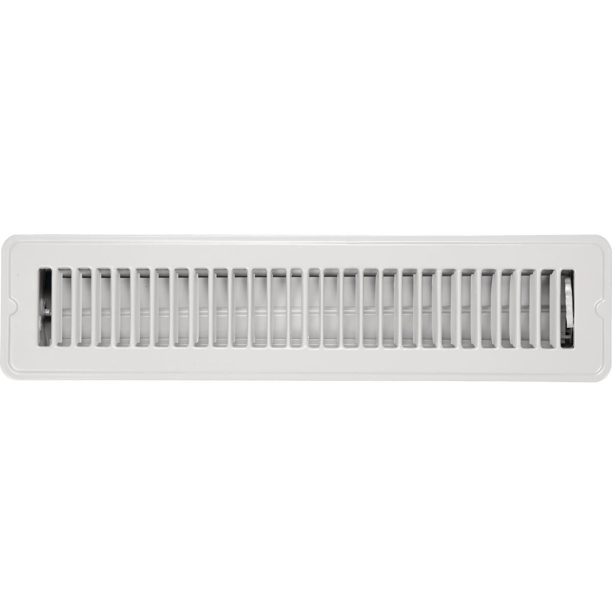 Home Impressions 2-1/4 In. x 14 In. White Steel Floor Register Image 1