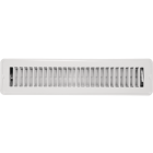 Home Impressions 2-1/4 In. x 14 In. White Steel Floor Register Image 1