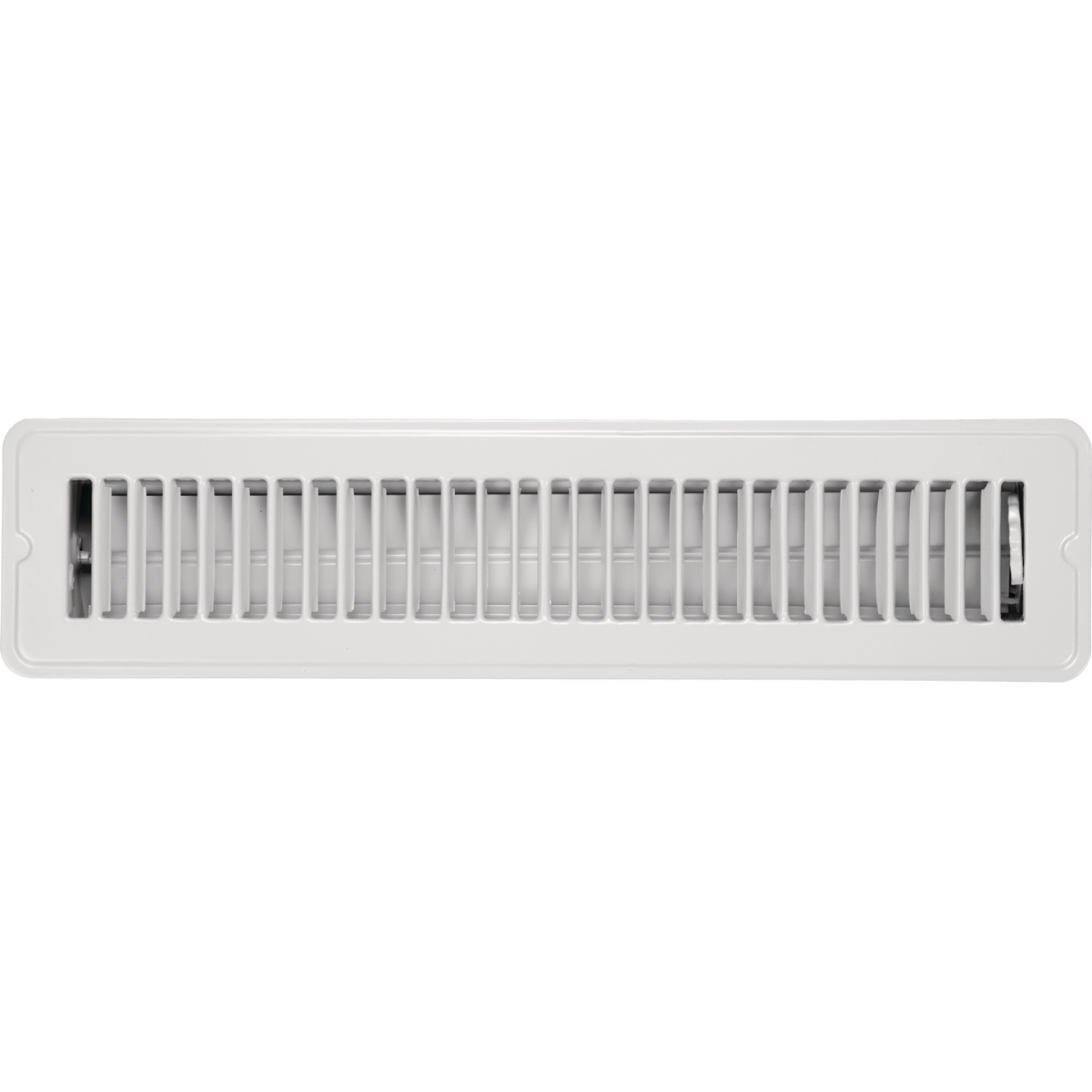Home Impressions 2-1/4 In. x 14 In. White Steel Floor Register Image 1
