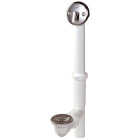 Do it Best Plastic Trip Lever Bath Drain for Concealed Drain with Polished Chrome Trim Image 1