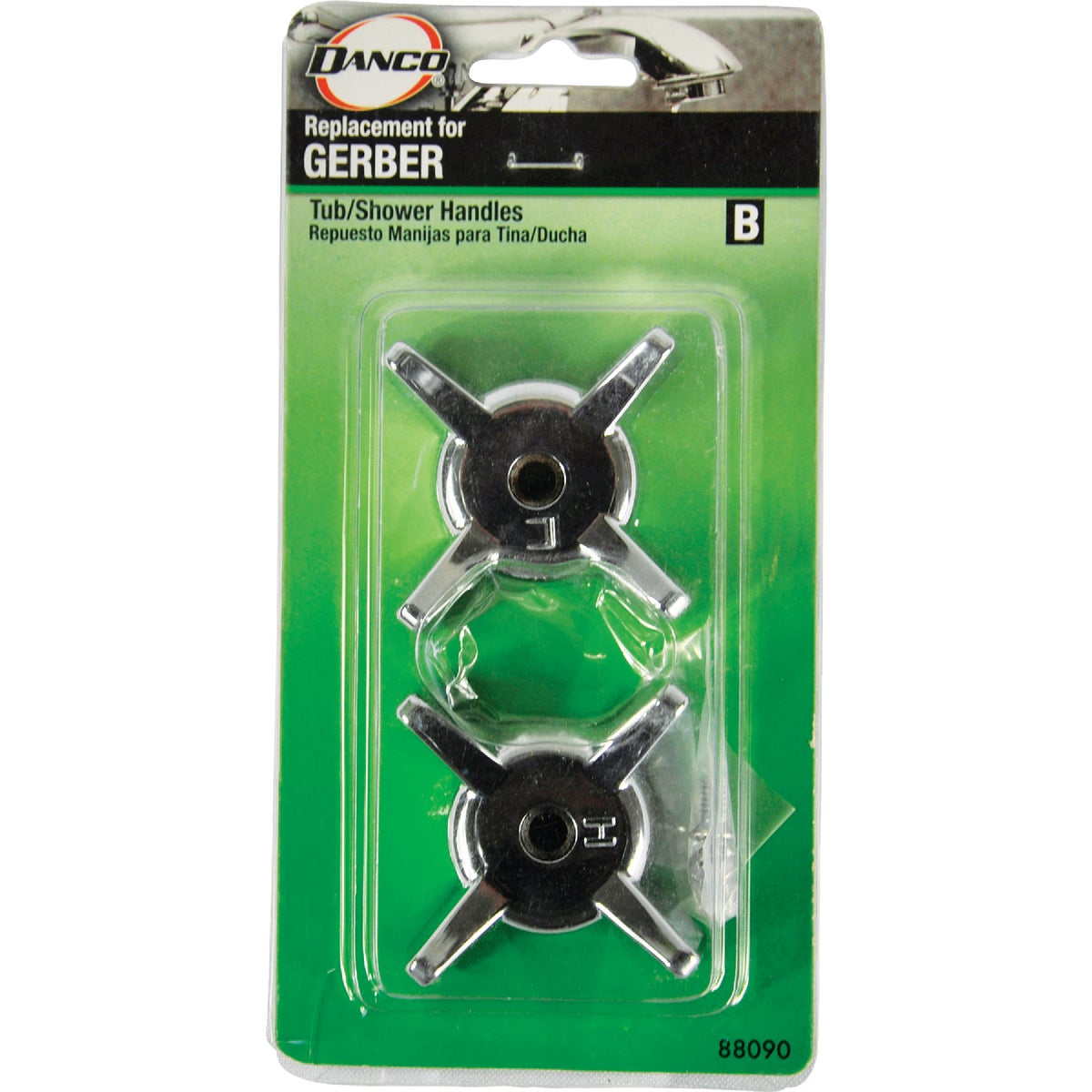 Danco Cross Style Chrome Faucet Handle Image 2