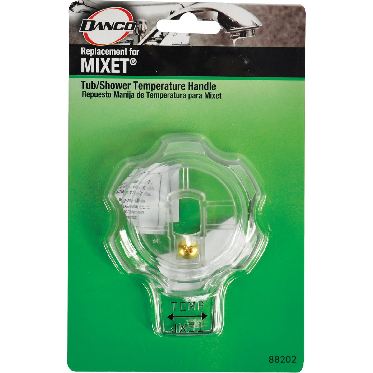 Danco Temperature Control Single Clear Tub & Shower Handle Kit Image 2