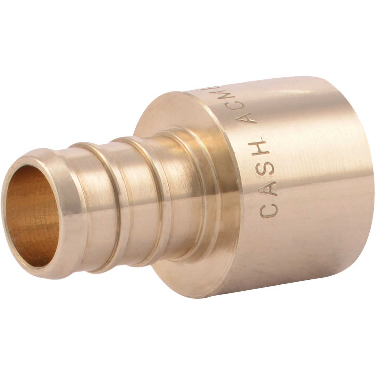 SharkBite 1/2 In. Female Sweat x 1/2 In. CF Brass PEX Adapter (10-Pack) Image 1