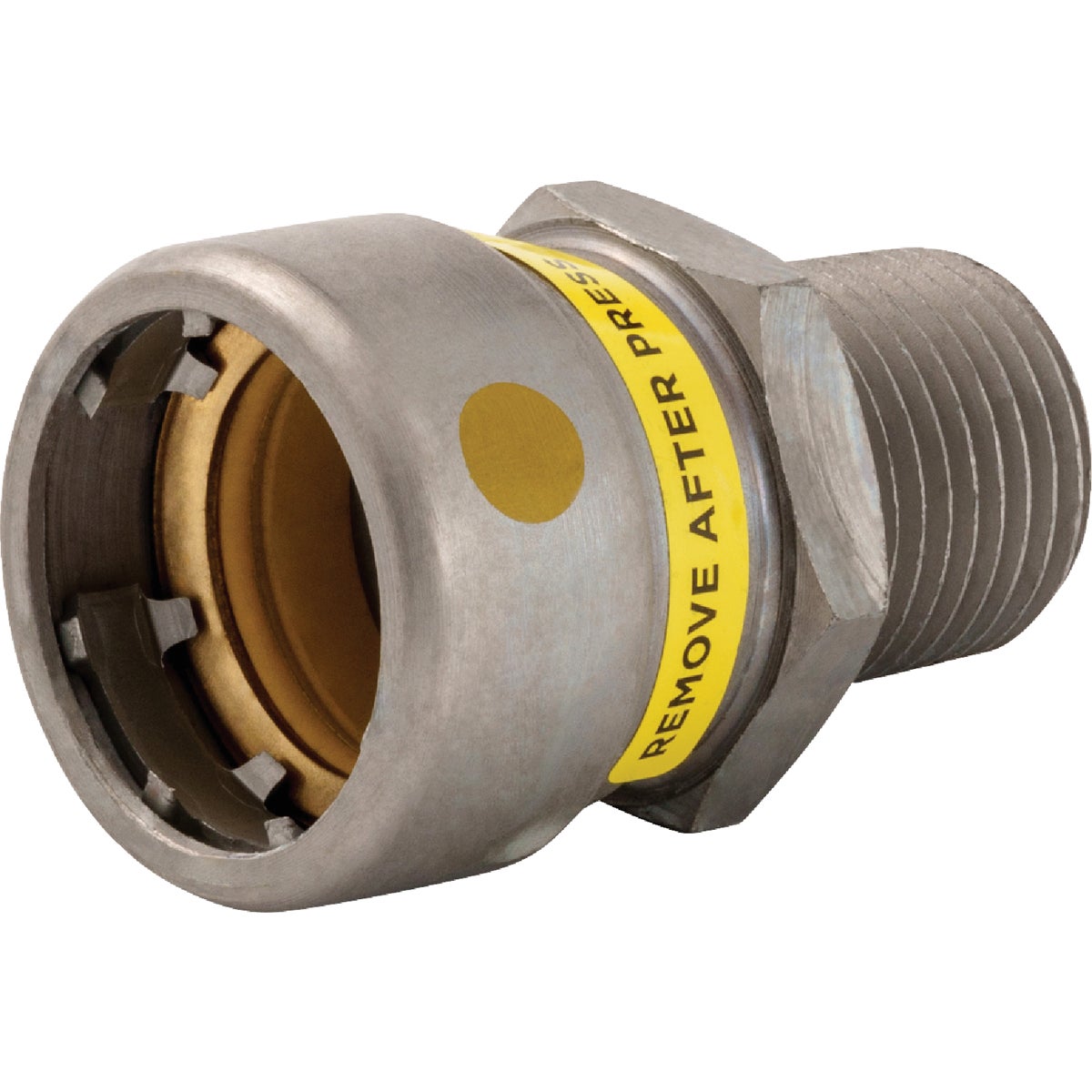 Streamline 1/2 In. P X M Carbon Steel Adapter