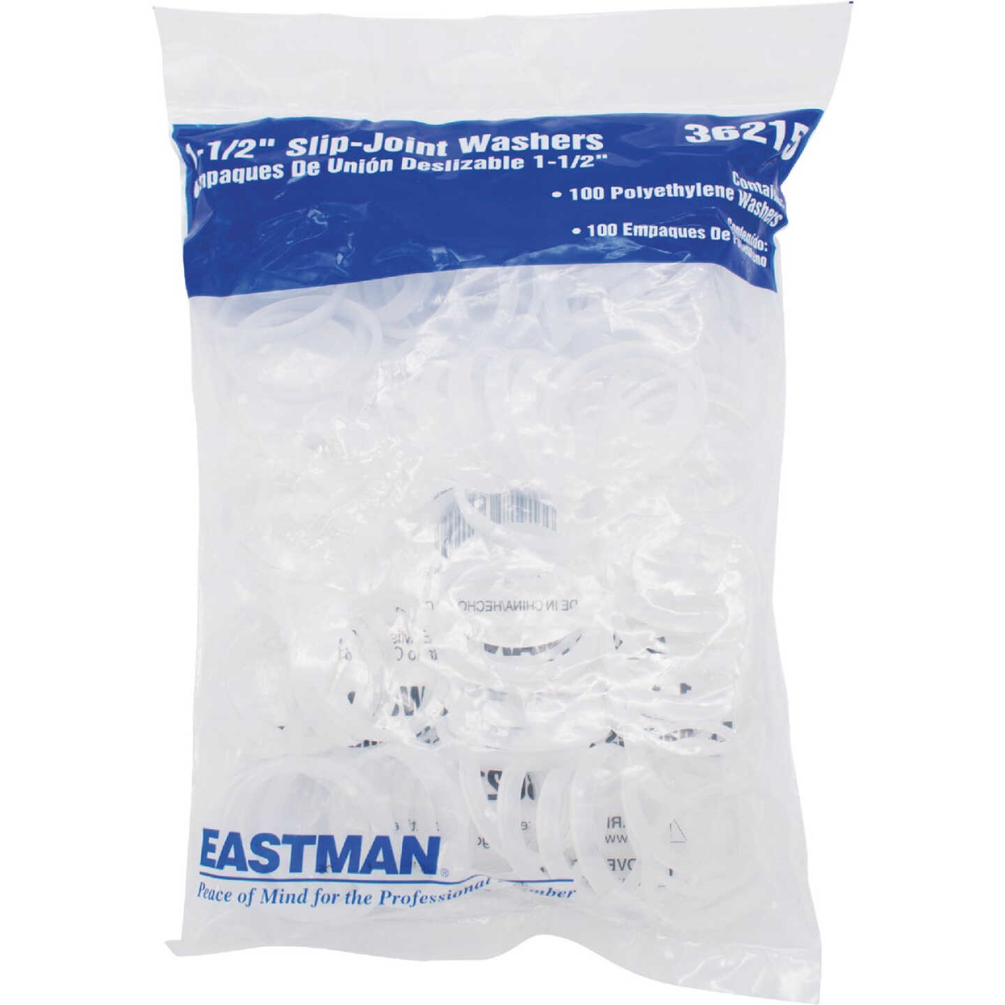 Eastman EZ-FLO 1-1/2 In. White Plastic Slip Joint Washer (100-Pack) Image 2