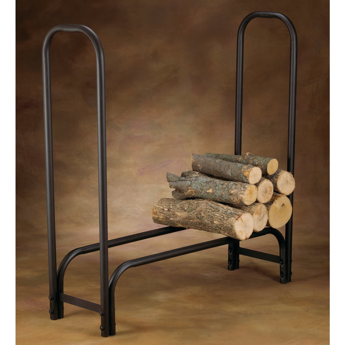 Home Impressions 4 Ft. Black Tubular Log Rack Image 2