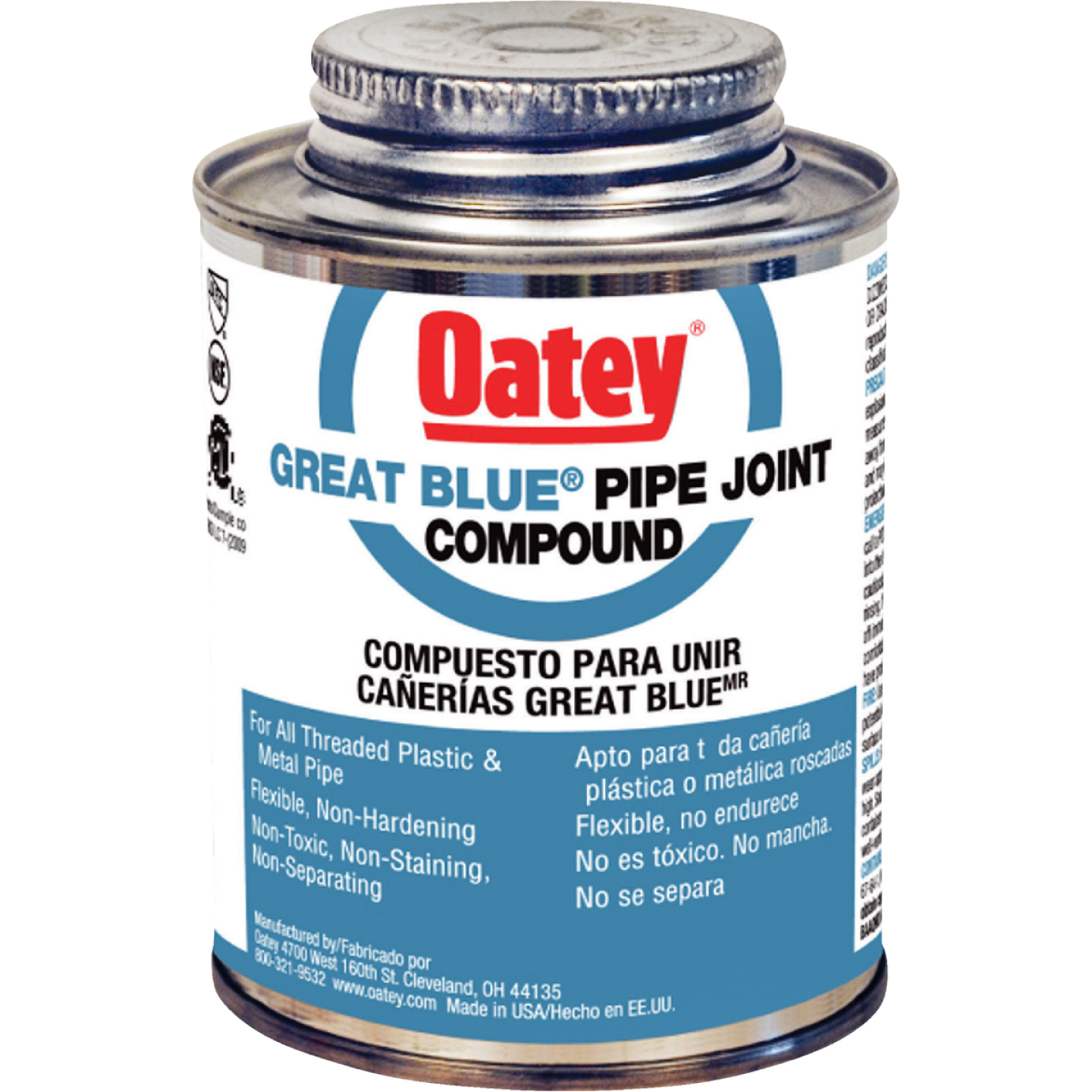 Oatey Great Blue 4 Fl. Oz. Blue Pipe Compound Image 1