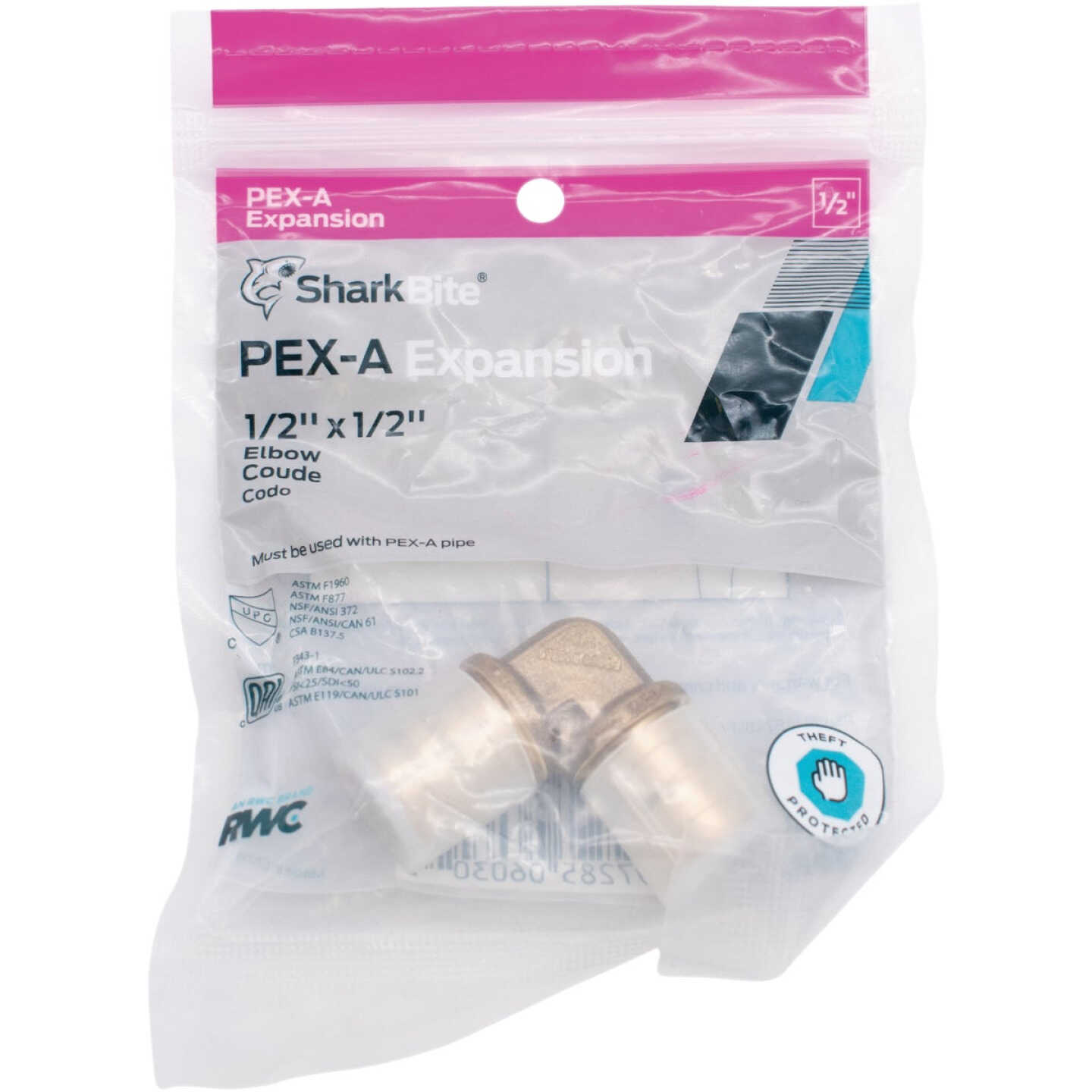 SharkBite PEX-A Brass 1/2 In. Elbow Image 2