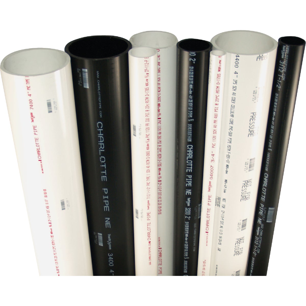 Charlotte Pipe 1/2 In. x 10 Ft. Cold Water Schedule 40 PVC Pressure Pipe Image 2
