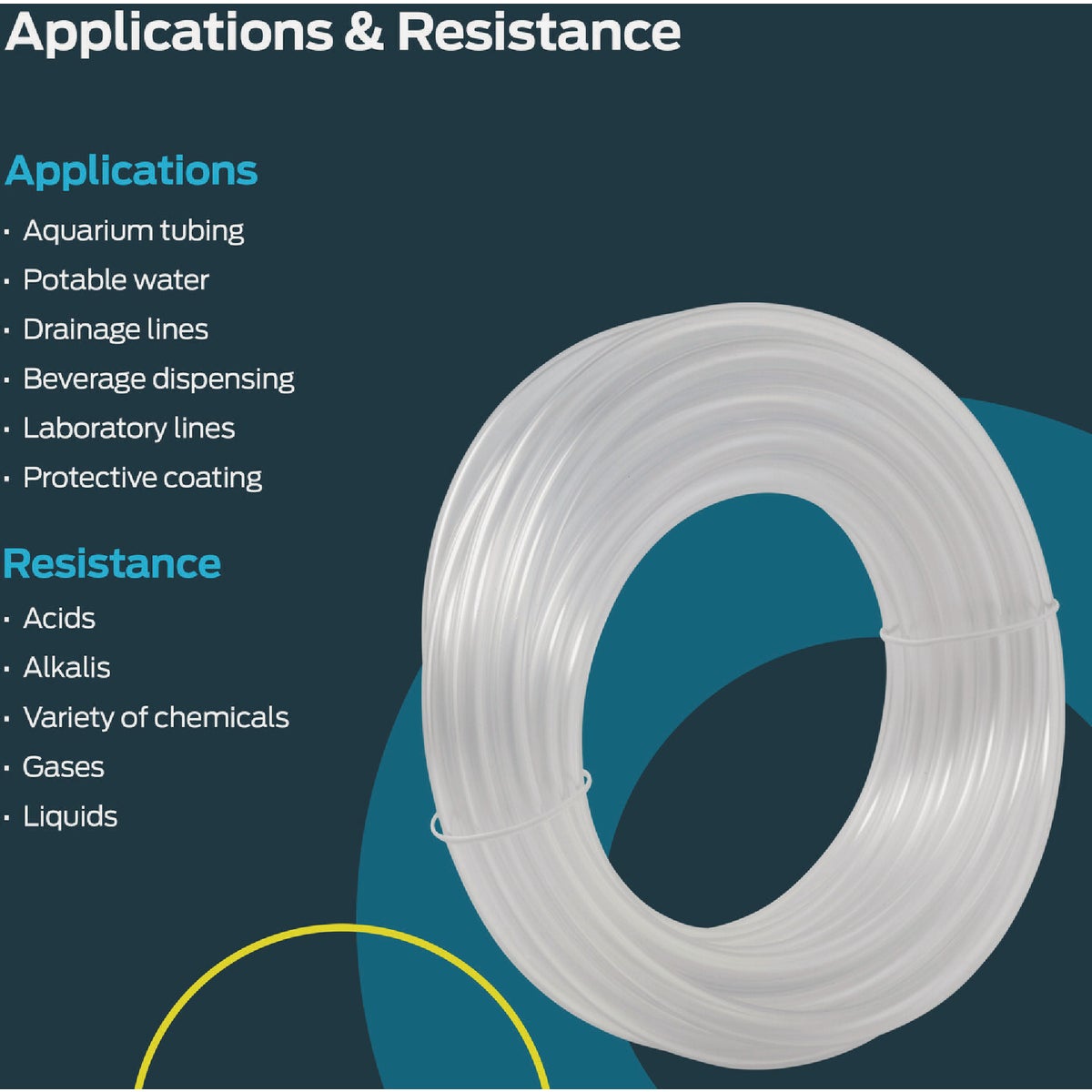 Eastman EZ-Flo 10 Ft. Clear Vinyl Tubing 1/2 In. ID x 5/8 In. OD Image 5