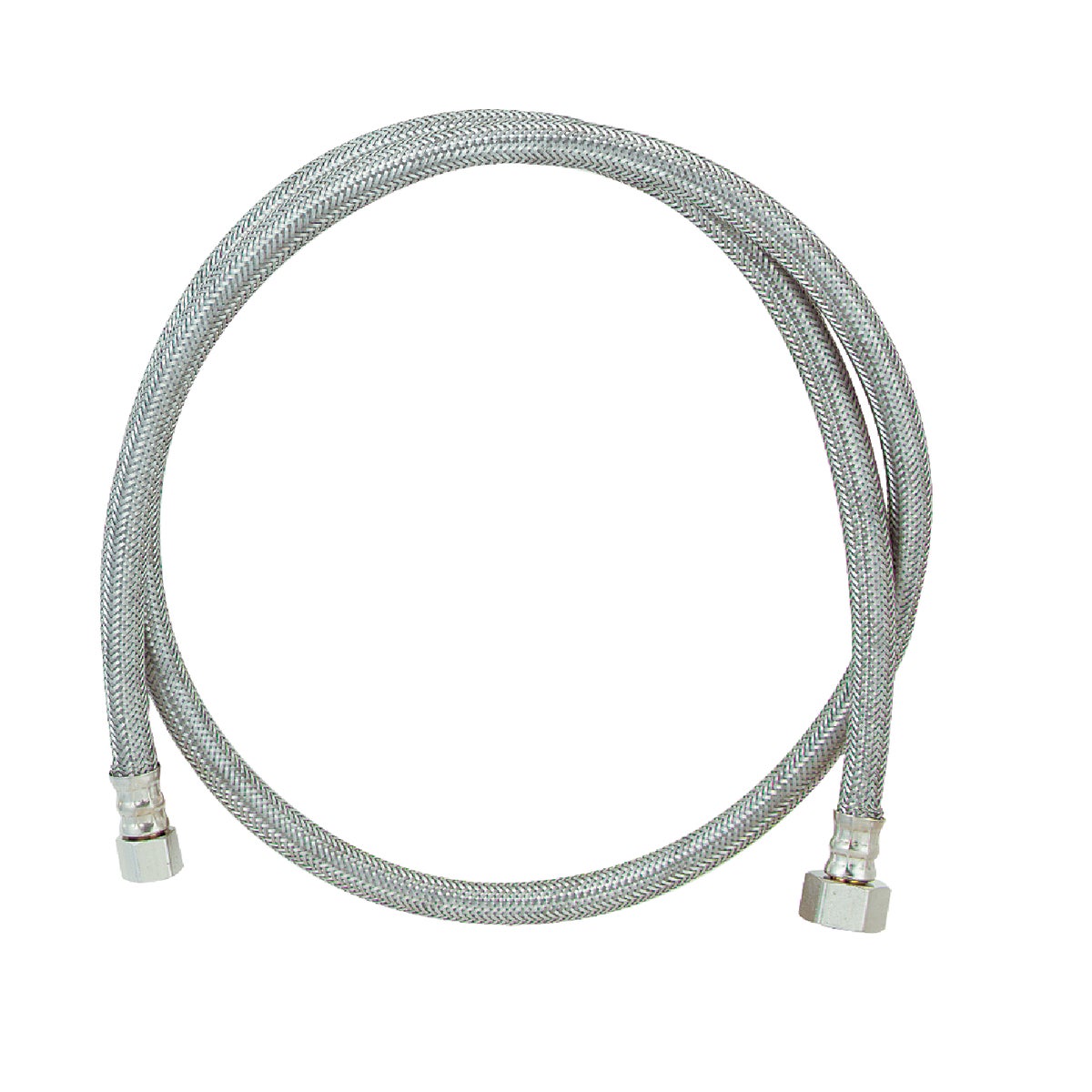 Do it Best 3/8 In. C X 1/2 In. F X 48 In. L. Braided Stainless Steel Faucet Supply Line