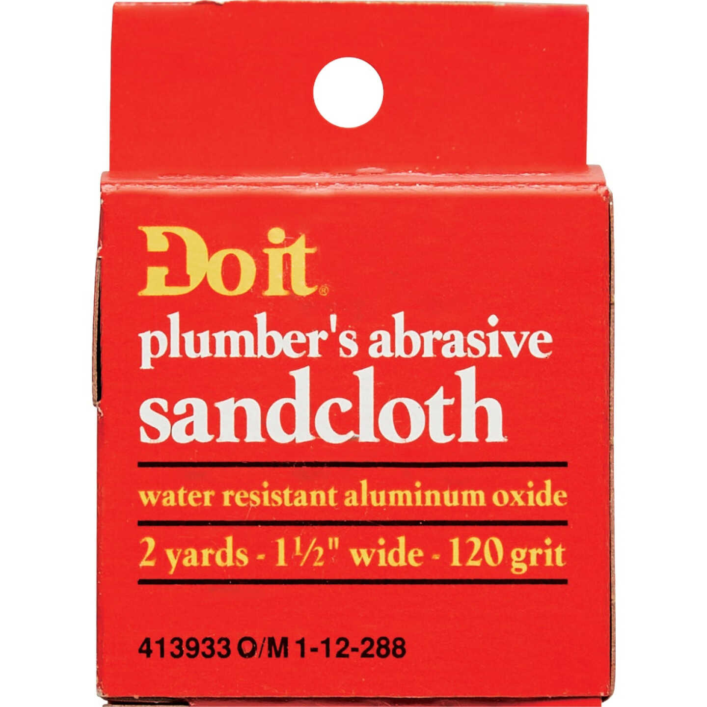 Do it 1-1/2 In. x 2 Yd. 120-Grit Plumber's Abrasive Sand Cloth Image 2