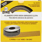 Harvey 1-1/2 In. x 6 Yd. 180-Grit Plumber's Open Mesh Abrasive Sand Cloth Image 1