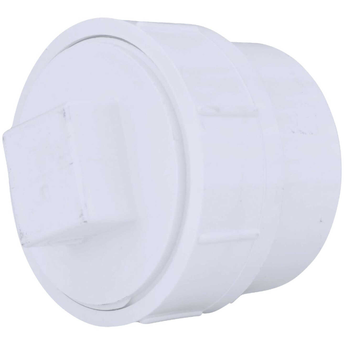 Charlotte Pipe 4 In. SPG x 4 In. FIP Schedule 40 DWV PVV Cleanout with Threaded Plug Image 1