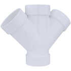 Charlotte Pipe 4 In. Schedule 40 DWV PVC Double Wye Image 1