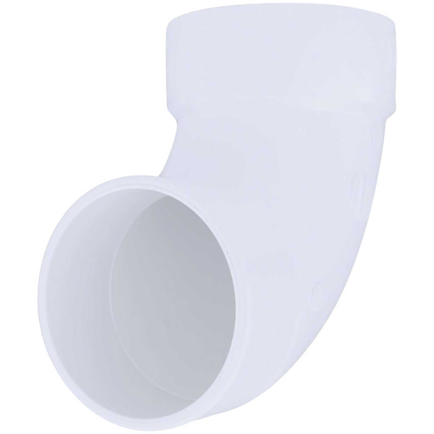 Charlotte Pipe 4 In. Schedule 40 90 Deg. DWV PVC Street Elbow (1/4 Bend) Image 1
