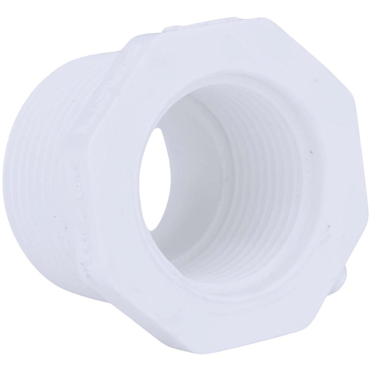 Charlotte Pipe 1 In. MPT x 3/4 In. FPT Schedule 40 PVC Bushing Image 1