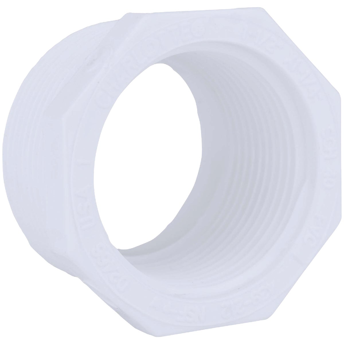 Charlotte Pipe 1-1/2 In. MPT x 1-1/4 In. FPT Schedule 40 PVC Bushing Image 1