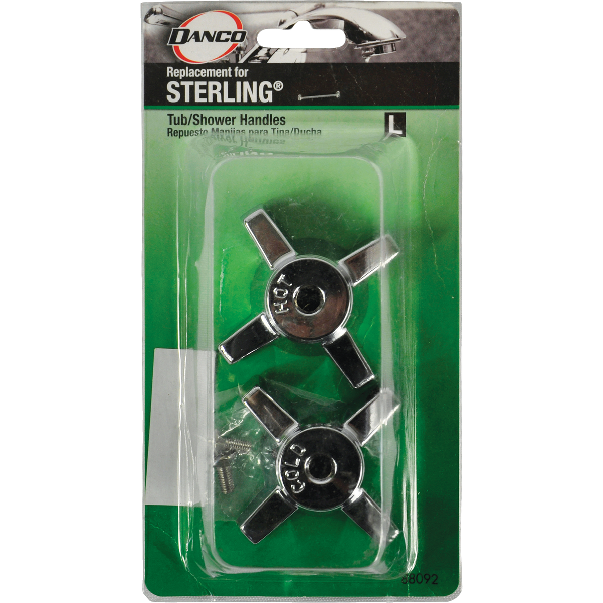 Danco Cross Chrome Faucet Handle Image 2