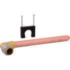 SharkBite 1/2 In. SB x 1/2 In. x 6 In. 90 Deg. Push Fit Stub-Out Copper Elbow (1/4 Bend) Image 1