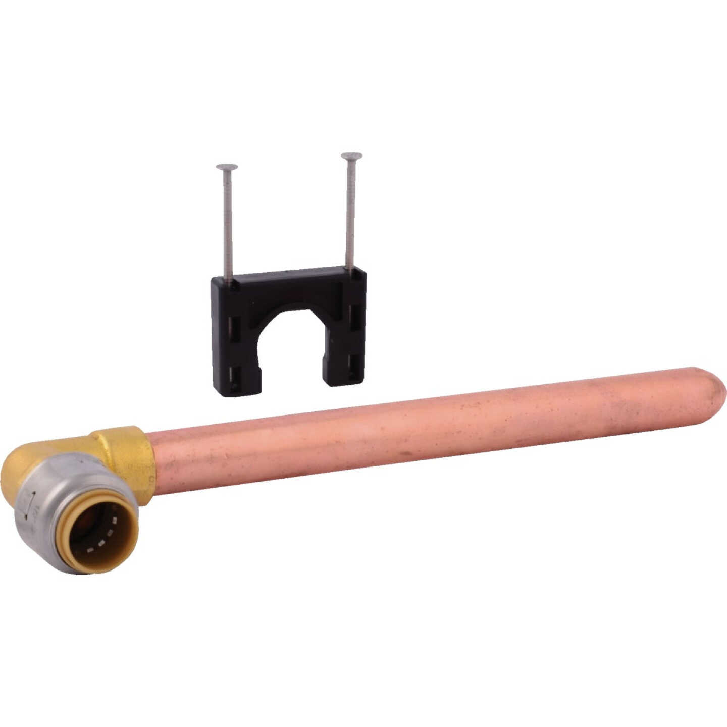 SharkBite 1/2 In. SB x 1/2 In. x 6 In. 90 Deg. Push Fit Stub-Out Copper Elbow (1/4 Bend) Image 1