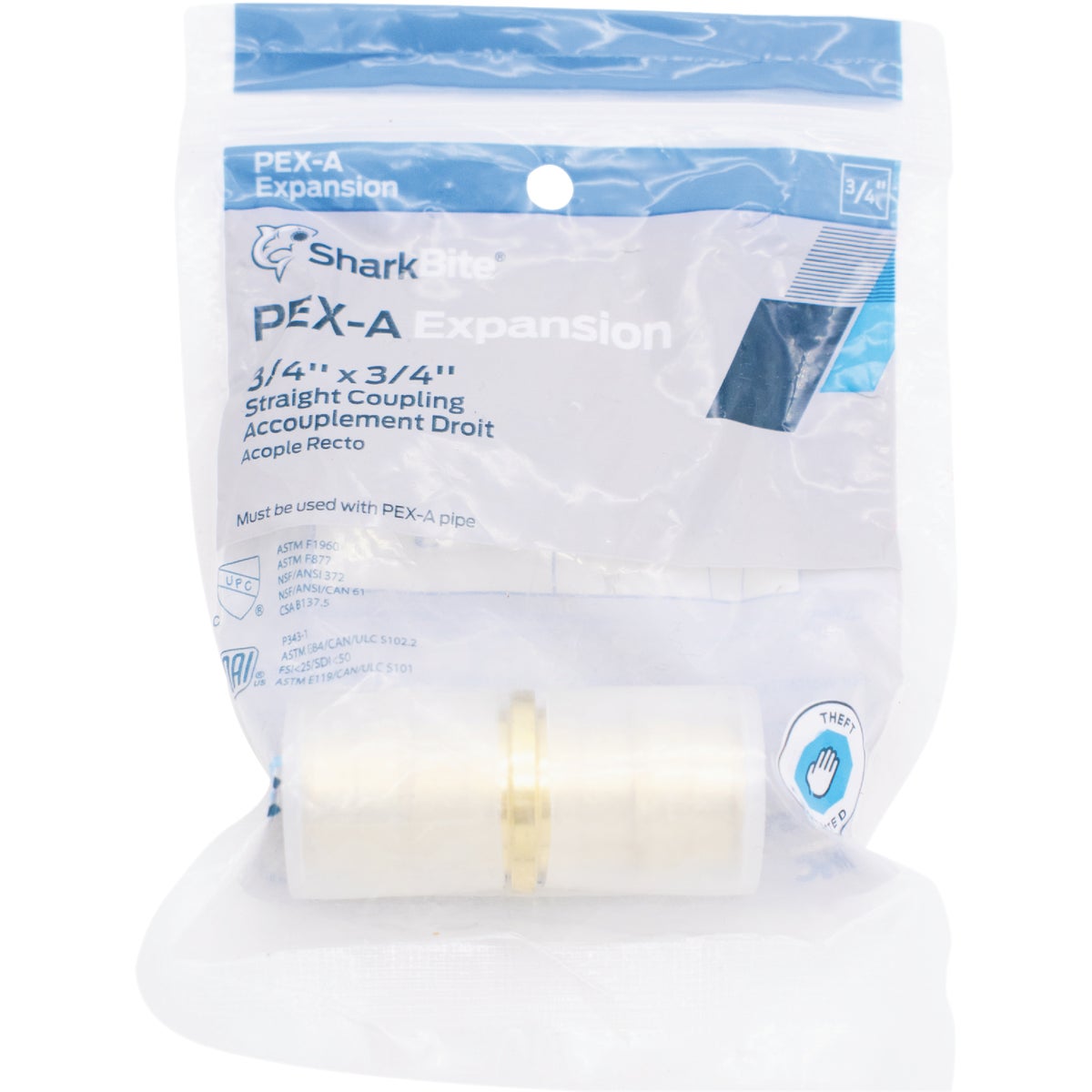 SharkBite PEX-A Brass 3/4 In. Coupling Image 2