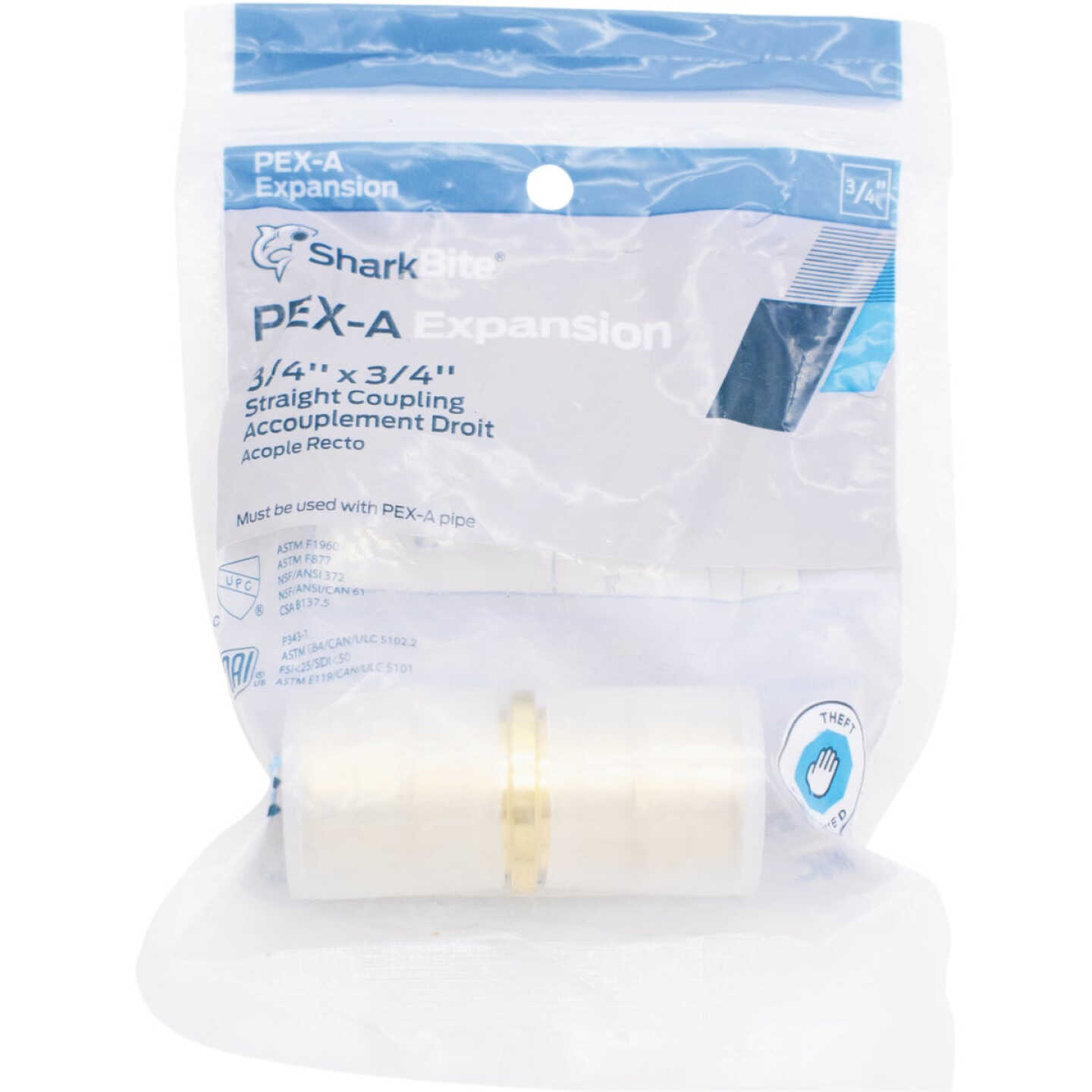 SharkBite PEX-A Brass 3/4 In. Coupling Image 2