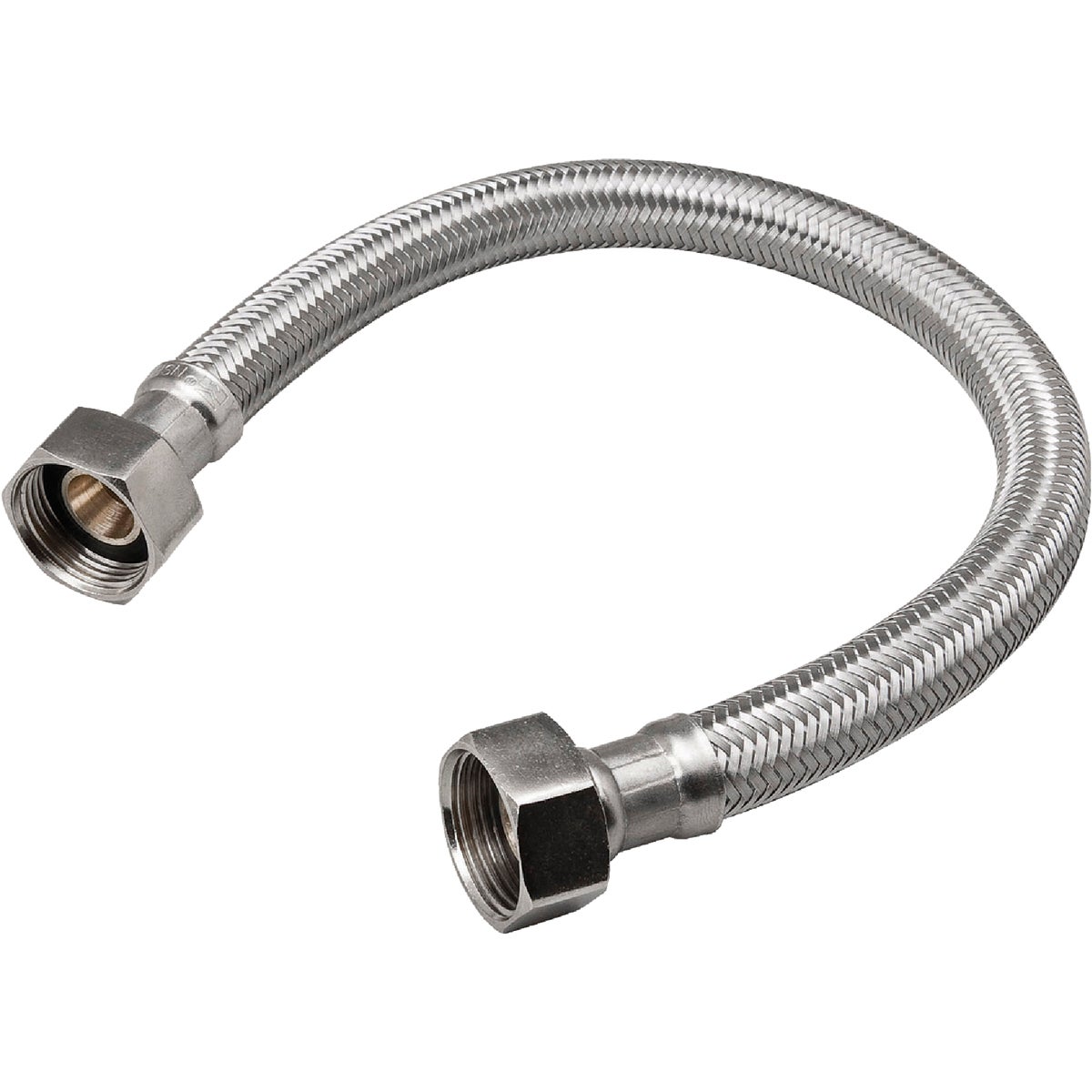 Do it Best 3/4 In. FIP x 3/4 In. FIP x 24 In. Braided Stainless Steel Water Heater Connector