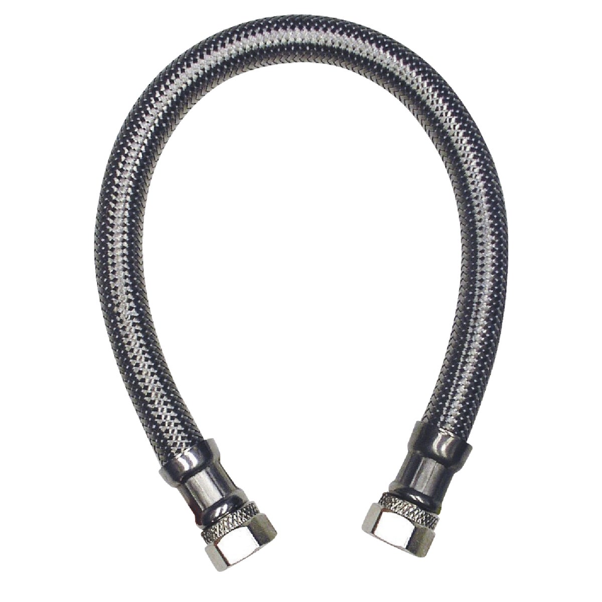 Do it Best 3/8 In. C x 3/8 In. C x 9 In. L. Braided Stainless Steel Faucet Supply Line Image 1