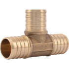 SharkBite 1 In. x 1 In. x 1 In. Barb Brass PEX Tee Image 1