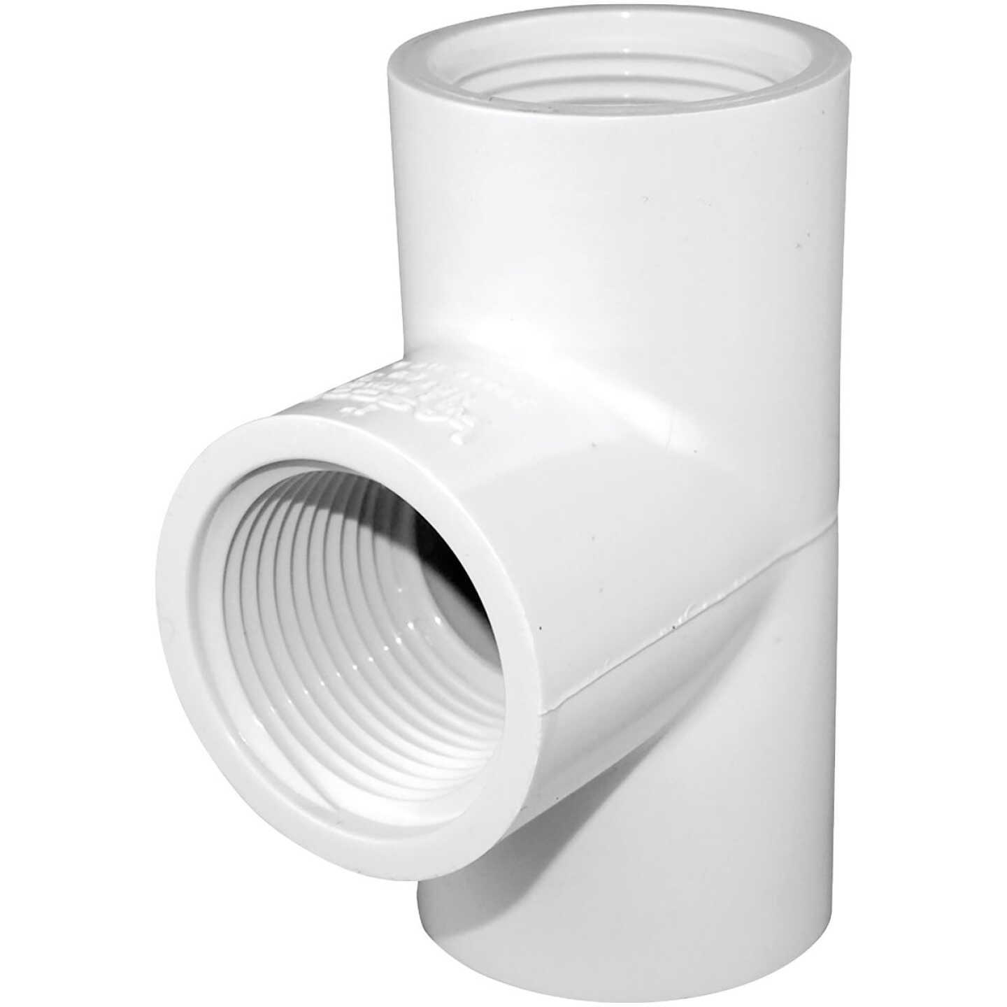 Charlotte Pipe 1 In. FIP Schedule 40 PVC Tee Image 1