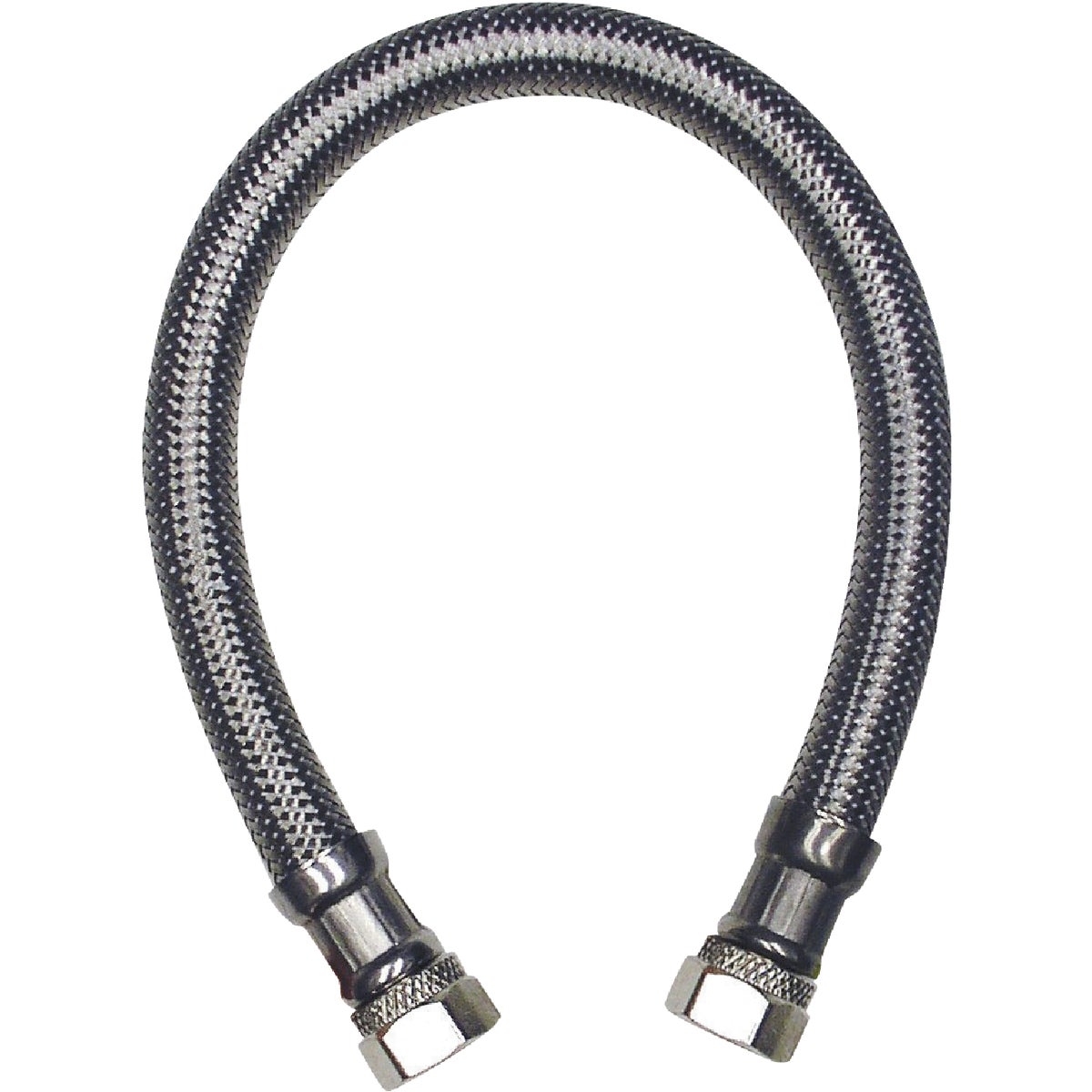 Do it Best 3/8 In. C x 3/8 In. C x 20 In. L. Braided Stainless Steel Faucet Supply Line Image 1