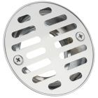 Do it 1-1/2 In. Cast Brass Shower Drain with 3-1/2 In. Stainless Steel Strainer Image 1