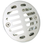 Do it 2 In. Cast Brass Shower Drain with 3-1/2 In. Stainless Steel Strainer Image 1