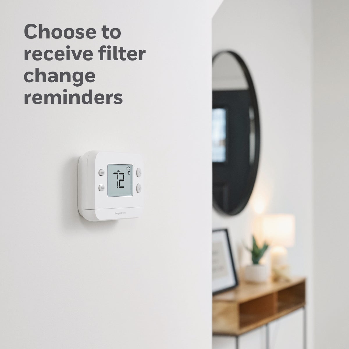 Honeywell Home X1N Non-Programmable White Digital Thermostat Image 3