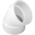 IPEX 2 In. Hub x Hub Schedule 40 45 Deg. Short Radius DWV PVC Elbow (1/8 Bend) Image 1