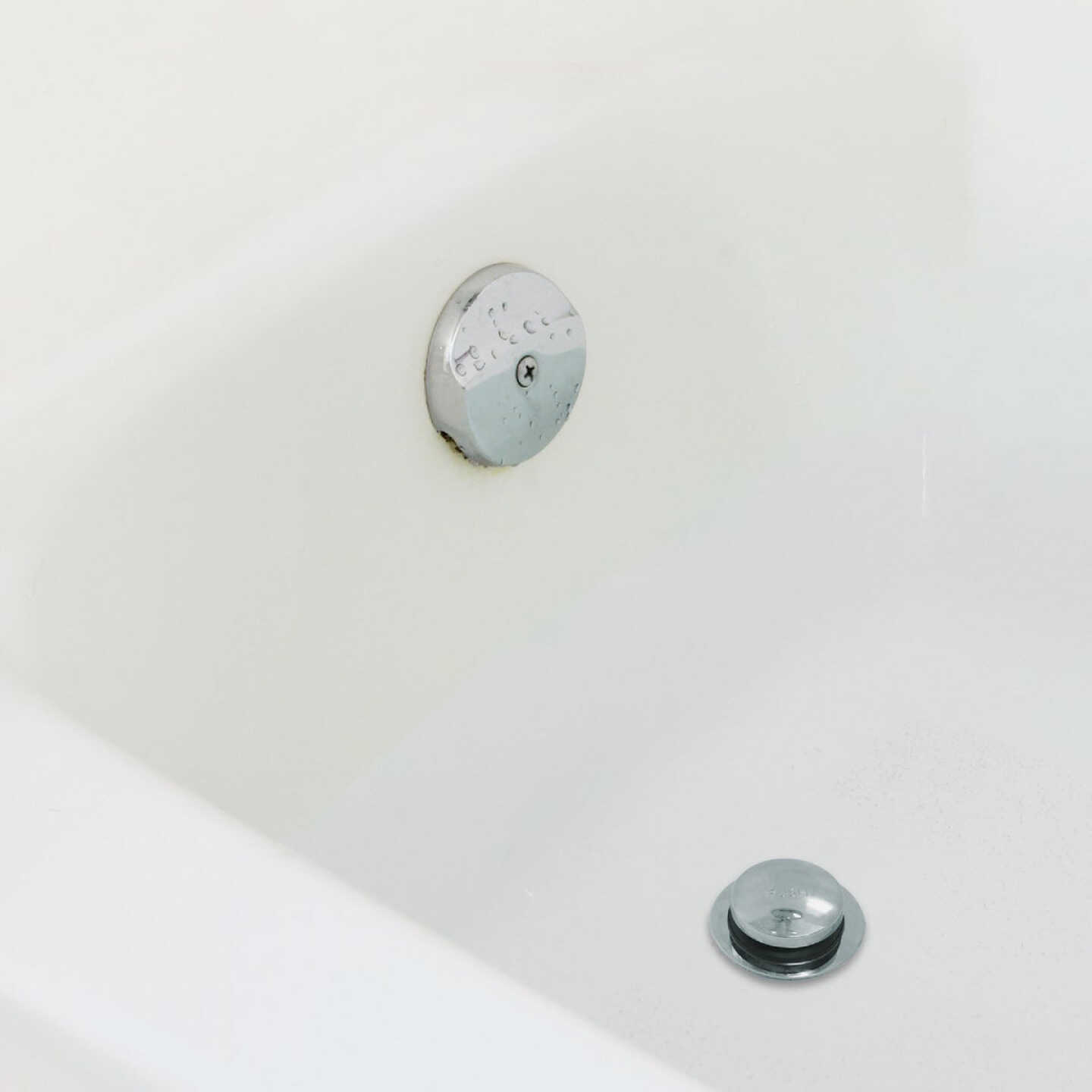 Danco 2 In. Universal Touch-Toe Bathtub Drain Stopper in Chrome Image 2
